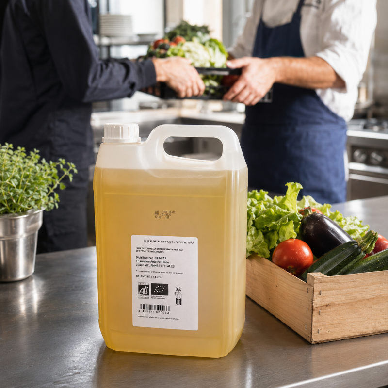 5L HUILE OLIVE BIO - DESCLICS PAYSAN, LE GOÛT DU BIO SOLIDAIRE PRÈS DE CHEZ VOUS