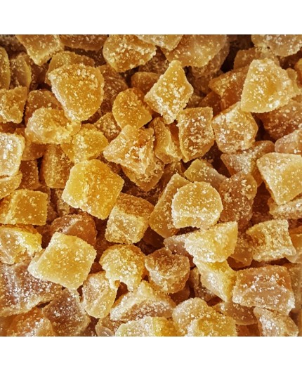 GINGEMBRE CONFIT BIO - DESCLICS PAYSAN, LE GOÛT DU BIO SOLIDAIRE PRÈS DE CHEZ VOUS