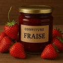 CONFITURE DE FRAISE LOCAL - DESCLICS PAYSAN, LE GOÛT DU BIO SOLIDAIRE PRÈS DE CHEZ VOUS