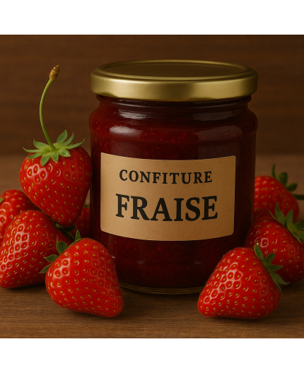 CONFITURE DE FRAISE LOCAL - DESCLICS PAYSAN, LE GOÛT DU BIO SOLIDAIRE PRÈS DE CHEZ VOUS