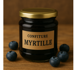 CONFITURE DE MYRTILLE LOCAL - DESCLICS PAYSAN, LE GOÛT DU BIO SOLIDAIRE PRÈS DE CHEZ VOUS