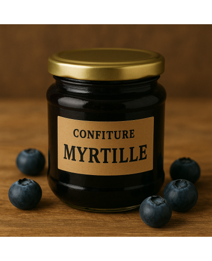 CONFITURE DE MYRTILLE LOCAL - DESCLICS PAYSAN, LE GOÛT DU BIO SOLIDAIRE PRÈS DE CHEZ VOUS
