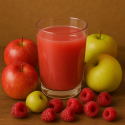 JUS DE POMMES FRAMBOISE LOCAL - DESCLICS PAYSAN, LE GOÛT DU BIO SOLIDAIRE PRÈS DE CHEZ VOUS