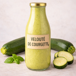 VELOUTÉ DE COURGETTE BIO  - DESCLICS PAYSAN, LE GOÛT DU BIO SOLIDAIRE PRÈS DE CHEZ VOUS